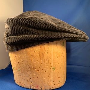 Vintage Black Corduroy Hat
